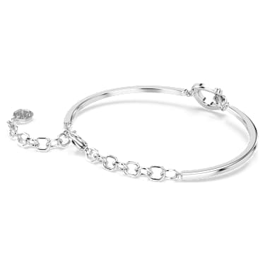 Symbolica 手鏈, 密鑲, 馬蹄鐵, 白色, 鍍白金色 - Swarovski, 5746220