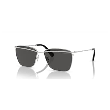 แว่นกันแดด, ทรงเหลี่ยม, SK7006, โทนสีเงิน - Swarovski, 5746291