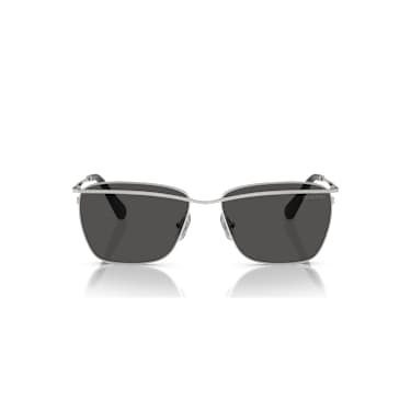 Occhiali da sole, Forma quadrata, SK7006, Tono argentato - Swarovski, 5746291