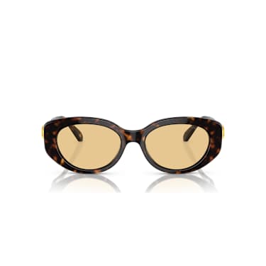 Sunglasses, Oval shape, Brown - Swarovski, 5746299
