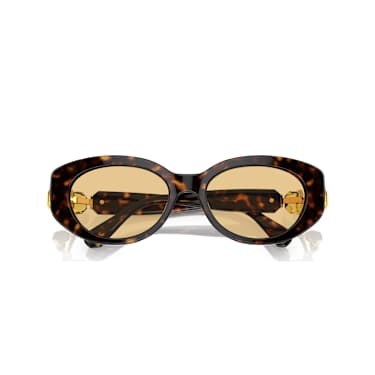 Sunglasses, Oval shape, Brown - Swarovski, 5746299