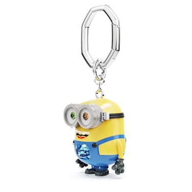 Brelok do kluczy Minions Bob, Różnokolorowy, Stal szlachetna - Swarovski, 5746382