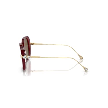Gafas de sol, Forma cuadrada, SK6011, Marrones - Swarovski, 5746446