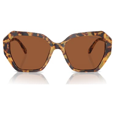Ochelari de soare, Formă pătrată, Maro - Swarovski, 5746492