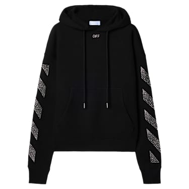 OFF-WHITE™ Arrow Hoodie, Black - Swarovski, 5746762