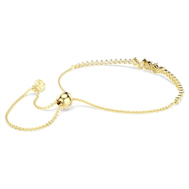 Mesmera armband, Verschillende slijpvormen, Wit, ‎18k gouden afwerking - Swarovski, 5747939