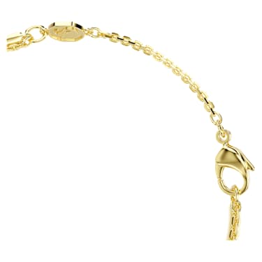 Zapestnica Mesmera, Mešani rezi, Bela, V videzu 18-karatnega zlata - Swarovski, 5747953