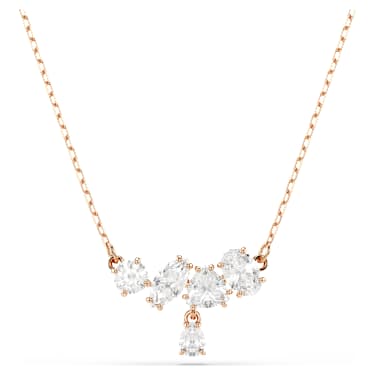 Collier Mesmera, Tailles variées, Blanc, Doré à l’or rose 18 carats (750/1000) - Swarovski, 5747996