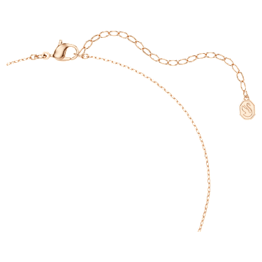 Mesmera สร้อยคอ, ผสมผสานเหลี่ยมเจียระไนหลายหลายรูปแบบ, ขาว, ตกแต่งผิวด้วยโรสโกลด์ 18K - Swarovski, 5747996