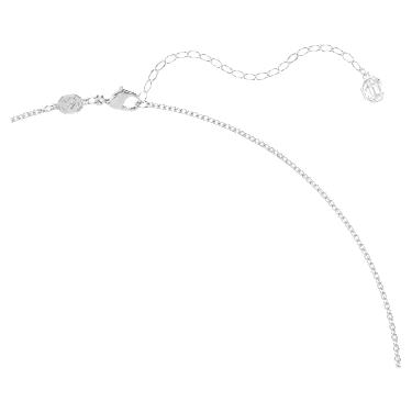 Pendentif et broche Vienna, Tailles variées, Plume, Blancs, Métal rhodié - Swarovski, 5749209