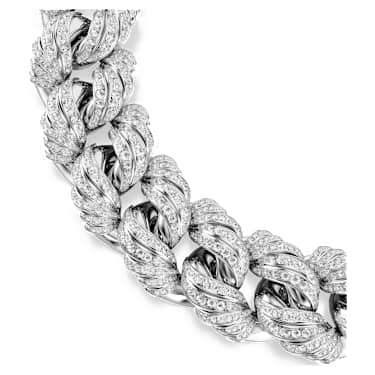 Vienna set, Set (2), Mixed cuts, White, Rhodium plated - Swarovski, 5749219
