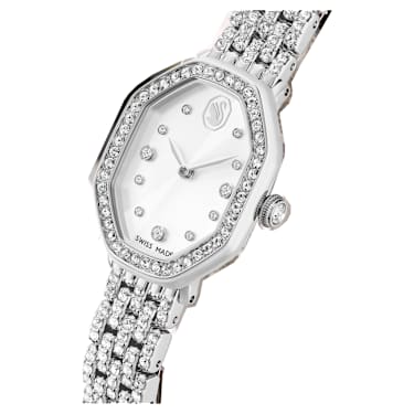 Dextera octagon 手錶, 瑞士製造, 金屬手鏈, 銀色, 不銹鋼 - Swarovski, 5749451