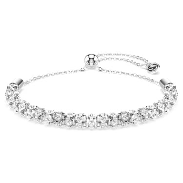 Pulsera Dextera, Talla redonda, Blanca, Acero inoxidable - Swarovski, 5750171