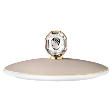 Taza con tapa Signum, Porcelana, Beige - Swarovski, 5750245
