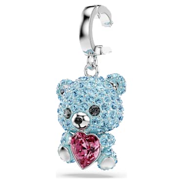 Idyllia Charm, Verschiedene Schliffe, Teddy, Blau, Rhodiniert - Swarovski, 5750253