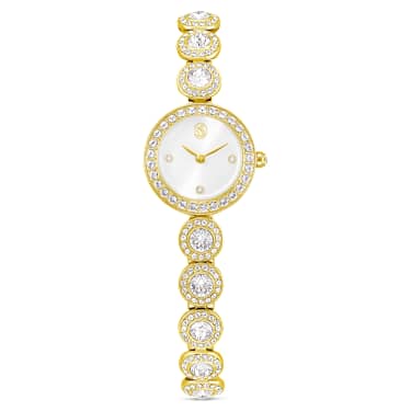 Una Angelic นาฬิกา, สายนาฬิกาคริสตัล, โทนสีทอง, เคลือบโทนสีทอง - Swarovski, 5750500