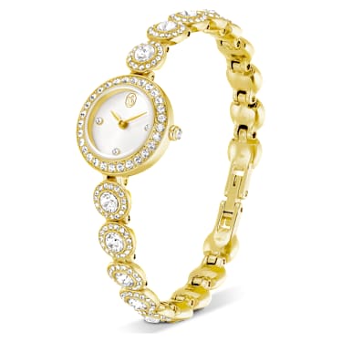 Zegarek Una Angelic, Bransoleta z kryształami, W odcieniu złota, Powłoka w odcieniu złota - Swarovski, 5750500