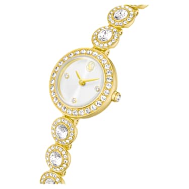Ročna ura Una Angelic, Kristalna zapestnica, Zlat odtenek, Prevleka v zlatem odtenku - Swarovski, 5750500