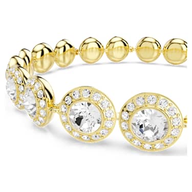 Una Angelic szett, Szett (3), Kerek metszés, Fehér, 18 kt-os aranybevonat - Swarovski, 5750619