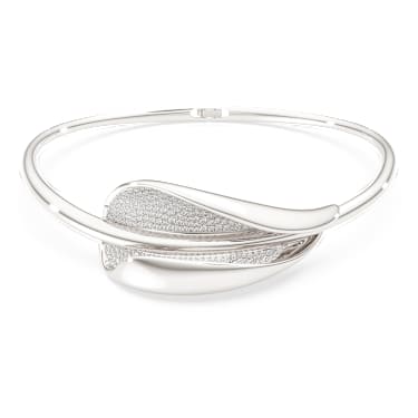 Ras-de-cou Swarovski Classica, Pièce d’exception, Taille ronde, Blanc, Argent 925 - Swarovski, 5751253