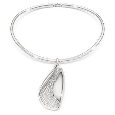 Collier Swarovski Classica, Pièce d’exception, Taille ronde, Blanc, Argent 925 - Swarovski, 5751254