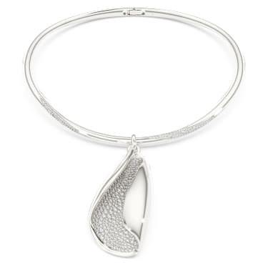 Collier Swarovski Classica, Pièce d’exception, Taille ronde, Blanc, Argent 925 - Swarovski, 5751254
