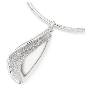 Collier Swarovski Classica, Pièce d’exception, Taille ronde, Blanc, Argent 925 - Swarovski, 5751254
