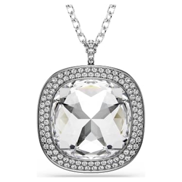 Pendentif et broche Una Angelic, Taille coussin, Blancs, Combinaison de placages - Swarovski, 5751324