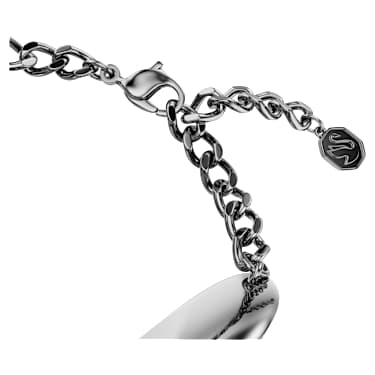 Brățară Una Angelic, Tăietură perniță, Alb, Placat cu ruteniu - Swarovski, 5751557