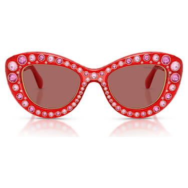 太阳眼镜, 猫眼形, SK6060, 红色 - Swarovski, 5752882