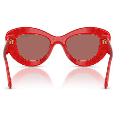 サングラス, キャッツアイシェイプ, SK6060, レッド - Swarovski, 5752882