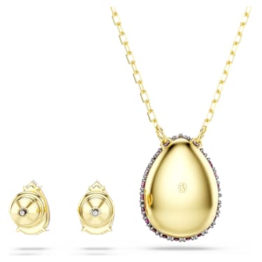 Sublima セット, セット(2), ペアカット, レッド, 18Kゴールドコーティング - Swarovski, 5752883