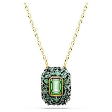 Pingente Sublima, Lapidação octogonal, Verde, Acabamento em ouro de 18 quilates - Swarovski, 5752884