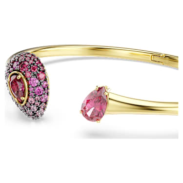Sublima Armband, Droppformad, Röd, 18K guldfinish - Swarovski, 5752895