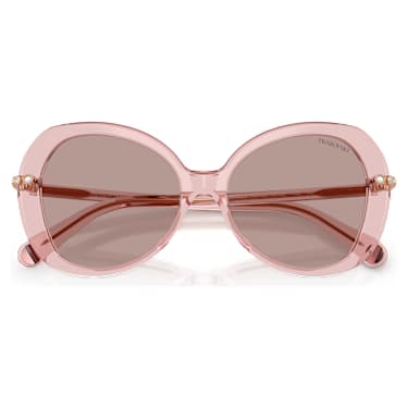 太阳眼镜, 蝴蝶形, SK6059, 粉红色 - Swarovski, 5752904