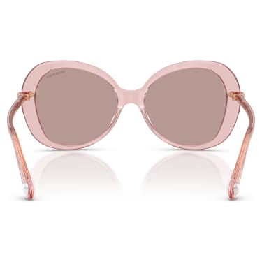 Ochelari de soare, Formă fluture, SK6059, Roz - Swarovski, 5752904