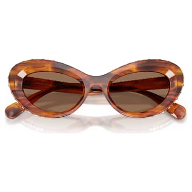 Sonnenbrille, Cat-eye-Form, SK6061U, Braun - Swarovski, 5752907