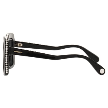 Sunglasses, Butterfly shape, SK6062U, Brown - Swarovski, 5752909