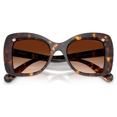 太阳眼镜, 蝴蝶形, SK6062U, 咖啡色 - Swarovski, 5752909