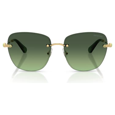 太陽眼鏡, 方形, SK7043, 綠色 - Swarovski, 5752918