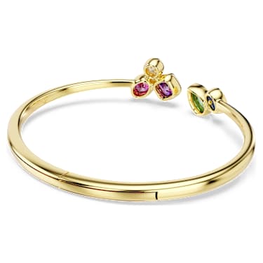 Bracciale rigido Imber, Taglio misto, Multicolore, Finitura oro 18K - Swarovski, 5753259