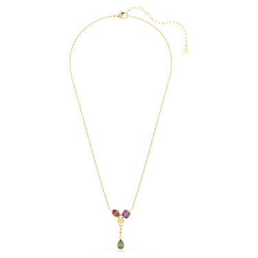 Wisiorek Y Imber, Szlify różnorodne, Różnokolorowy, Wykończenie z 18-karatowego złota - Swarovski, 5753261