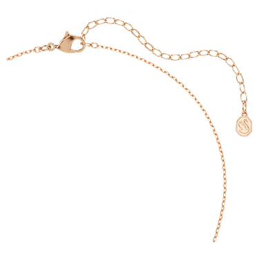 Chinese Zodiac pendant, Mixed cuts, White, 18K rose gold finish - Swarovski, 5753321