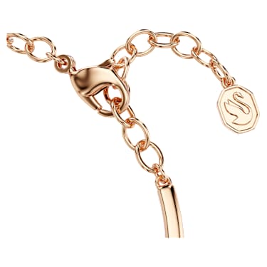Chinese Zodiac バングル, ミックスカット, ホワイト, 18Kローズゴールドコーティング - Swarovski, 5753323