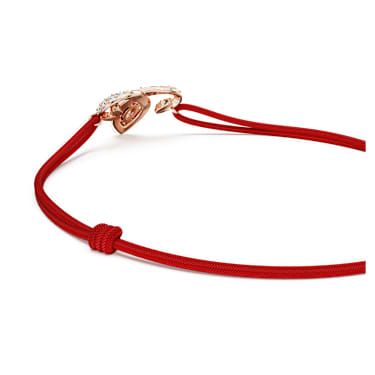 Chinese Zodiac 브레이슬릿, 믹스 컷, 레드, 18K 로즈 골드 피니시 - Swarovski, 5753324