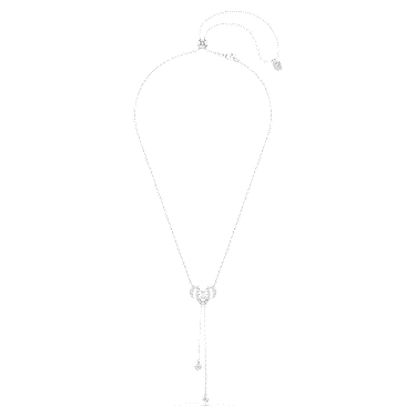 Collier Chinese Zodiac, Tailles variées, Blanc, Métal rhodié - Swarovski, 5753327