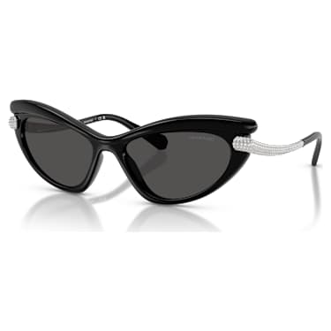 Sunglasses  Pavé, Black, SK6038 - Swarovski, 5753505