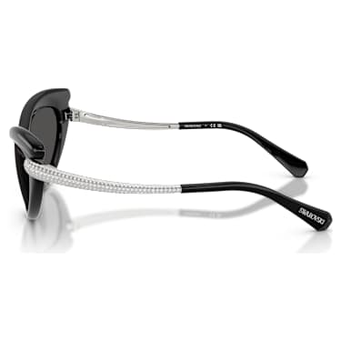 Sunglasses  Pavé, Black, SK6038 - Swarovski, 5753505