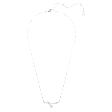 Matrix 네크리스, 라운드 컷, 화이트, 로듐 플래팅 - Swarovski, 5753568