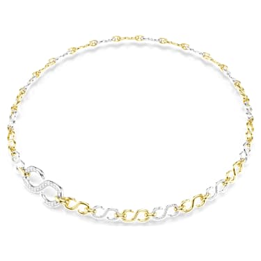 Bílý opasek Dextera, Bílé, Povrchová úprava použitím směsi kovů - Swarovski, 5753850